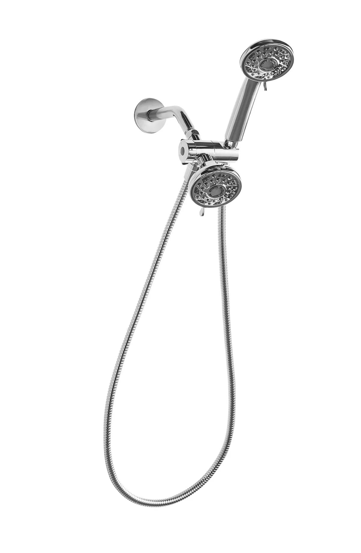 Mainstays 3-Setting Luxury Shower Combo with 19 Possible Flow Combinations, Chrome 0088