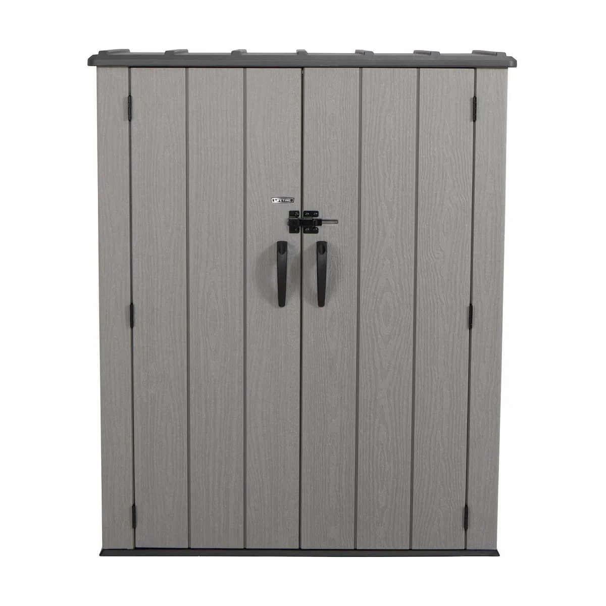 Lifetime Polyethylene Storage Shed, 53 cubic feet, Vertical, Gray (60300U) 6726