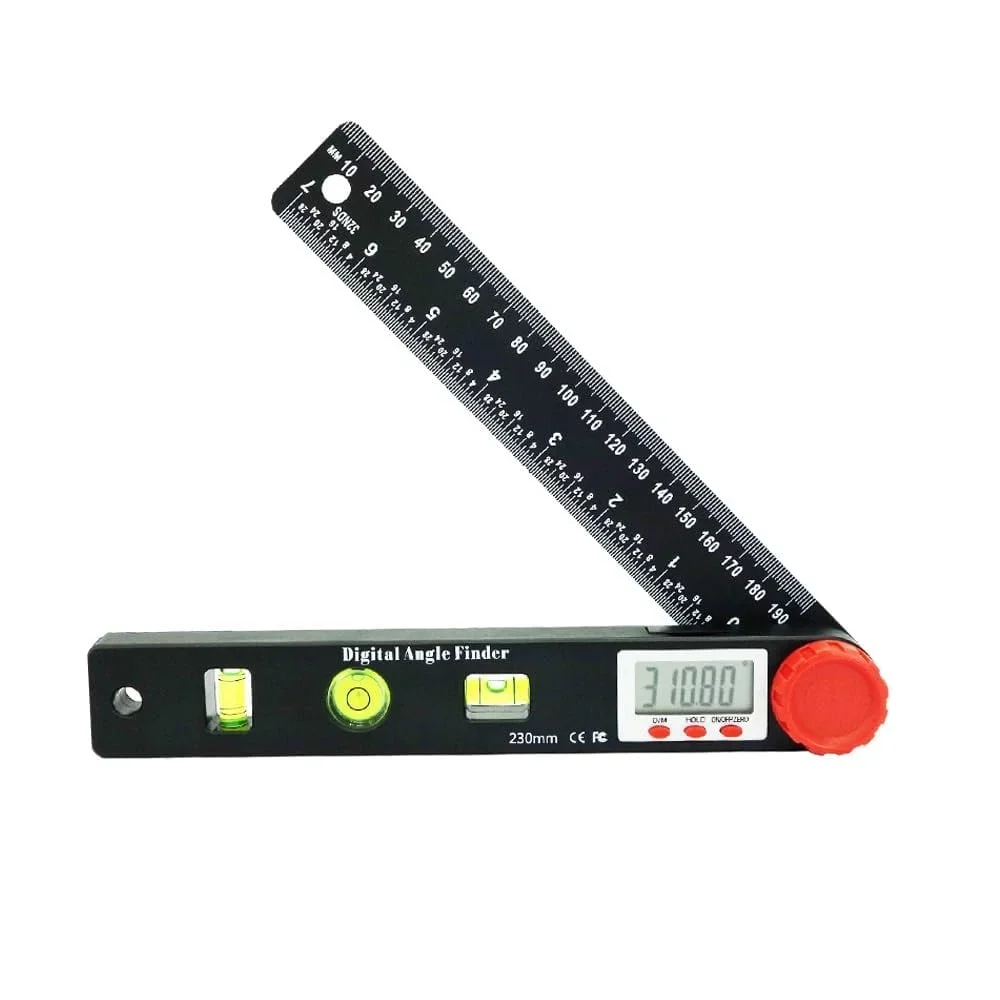 Nortools Digital Angle Finder Protractor, 7inch/195mm 0-360 degree 0747