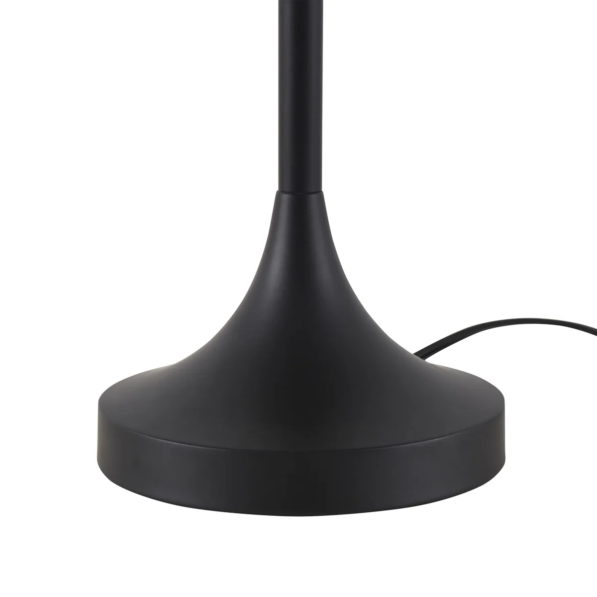 Everdaily Essentials 18" Modern Dome Touch On/Off Table Lamp, Black 2081