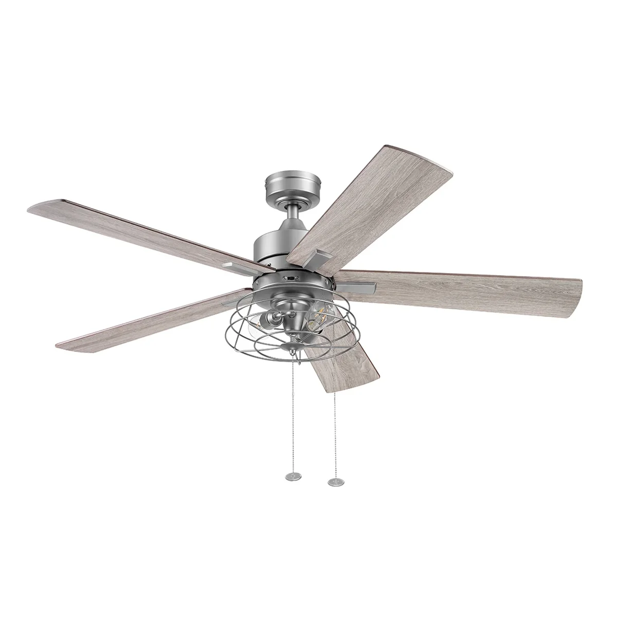 Prominence Home Marshall 52" Pewter Ceiling Fan, 5 Blade, Pull Chain 4625