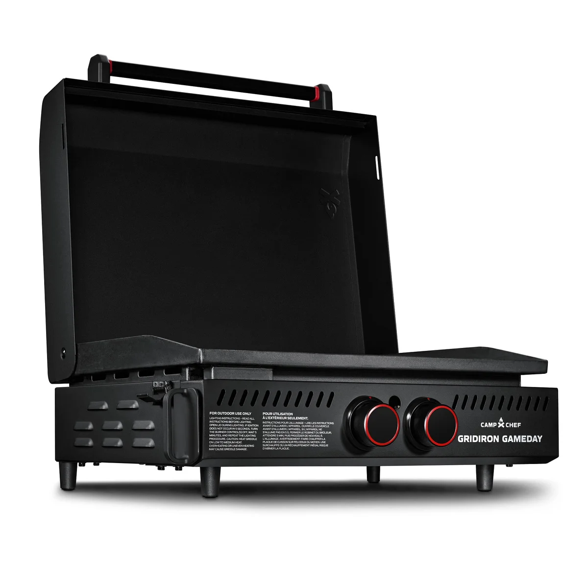 Camp Chef Gridiron Gameday 24" Portable Tabletop Griddle, 24,000 BTU, Black, FTT25CA42 5552