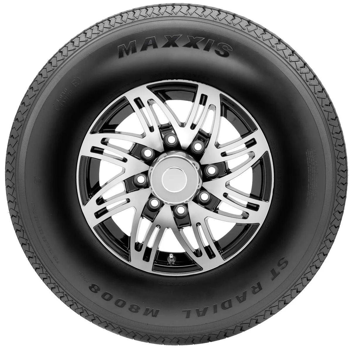 Maxxis M8008 Plus 205/75R15 107/102N D Trailer Tire 2627