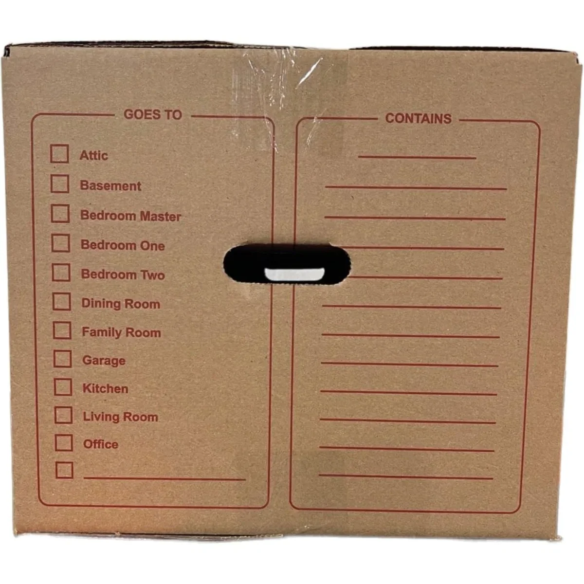 supplyhut 10 - Pack Medium Cardboard Moving Boxes 18x14x12 32 ECT With Handles 4703