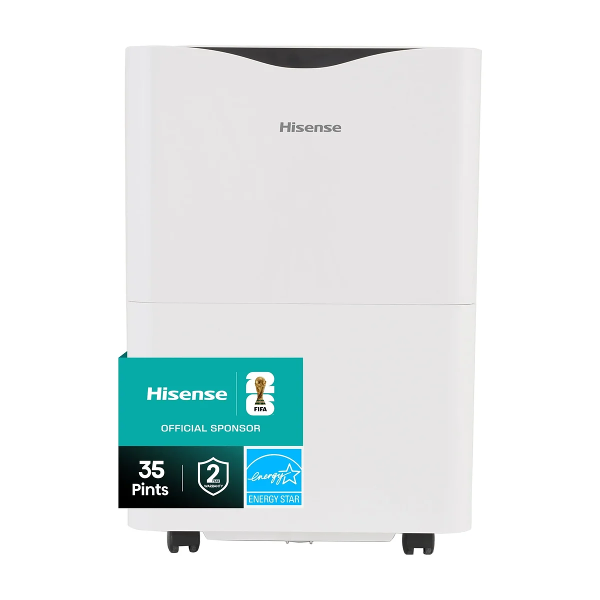 Hisense 35 Pint Dehumidifier 3,000 Sq. Ft for Multi-Scenario Use, Energy Star Certified, Easy Carry Handle, Low Noise Operation, Hassle-Free Wate 6005