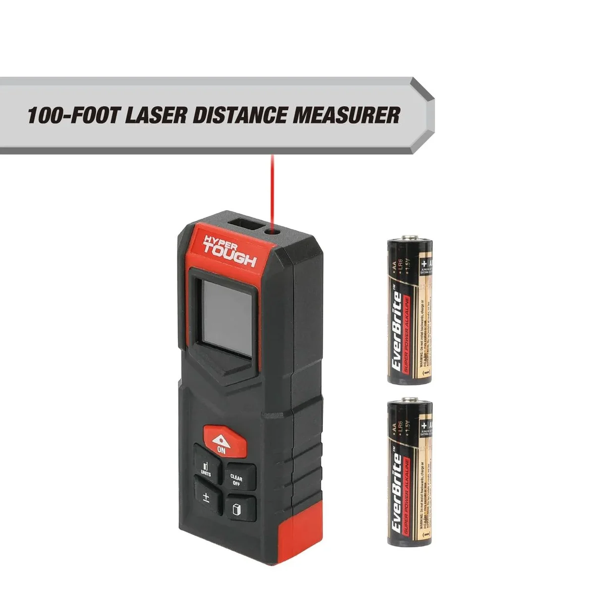 Hyper Tough 100-foot Laser Distance Measuring Tool 8486