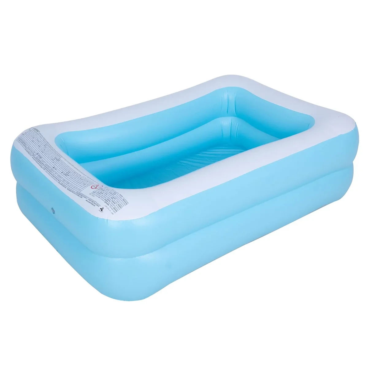 Honeydrill Inflatable Swimming Pools for Kids and Adults, 61" x 42.5" x 18" Blow Up Pool for Backyard, Blue 3636