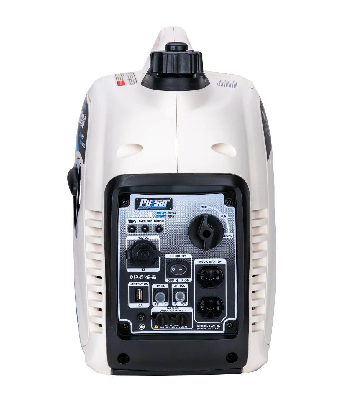 Pulsar 2300-Watt Super Quiet Gasoline Powered Inverter Generator with USB 0222
