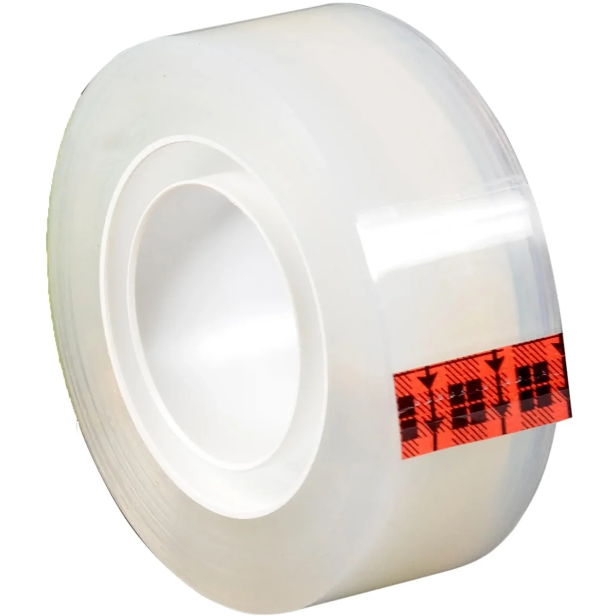 Scotch 612-12P 1 in. Core 0.75 in. x 75 ft. Transparent Greener Tape (12-Piece/Pack) 3683