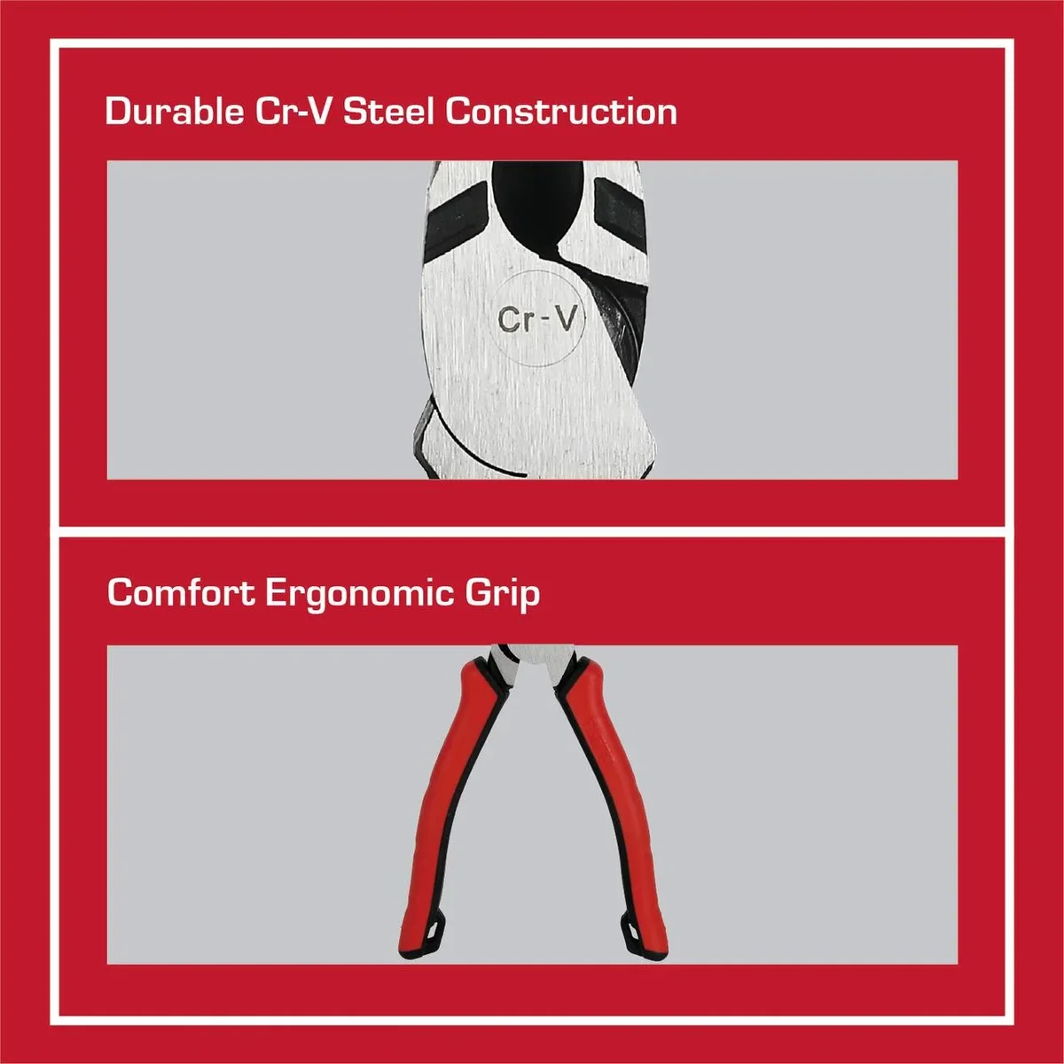 Everdaily Essentials 8-inch High Leverage Linesman Pliers with Dual Material Ref. 4127