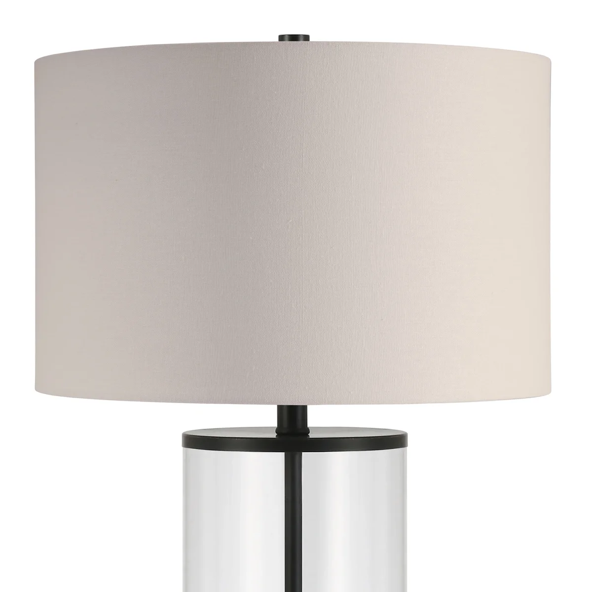 Everdaily Essentials 28" Traditional Metal Table Lamp with White Drum Linen Shade Ref. 2746