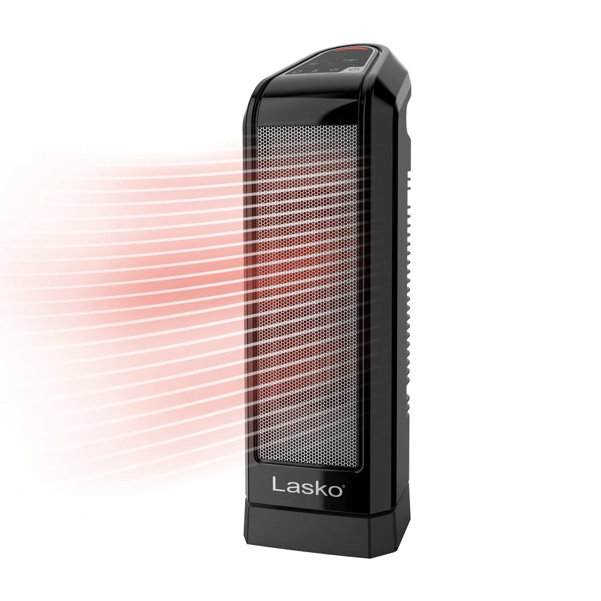 Lasko 16" 1500W 2 Speed Oscillating Ceramic Tower Space Heater, Black, CT16558 4833