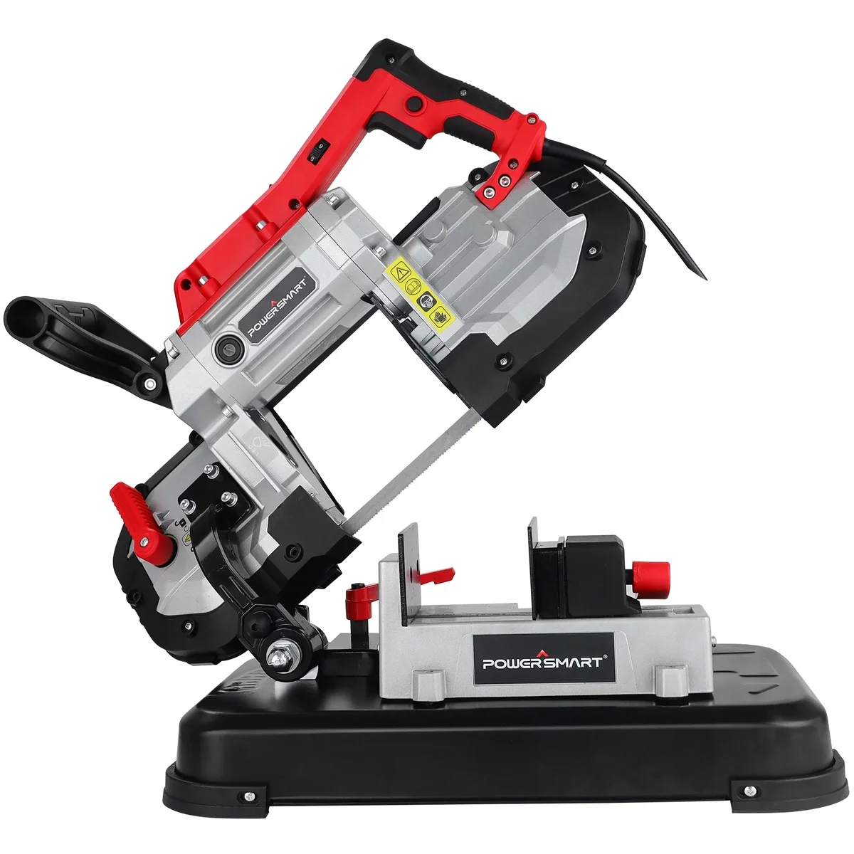 PowerSmart Electric Portable Band Saw Removable Alloy Steel Base 10 Amp Cut Precision Variable Speed 0879