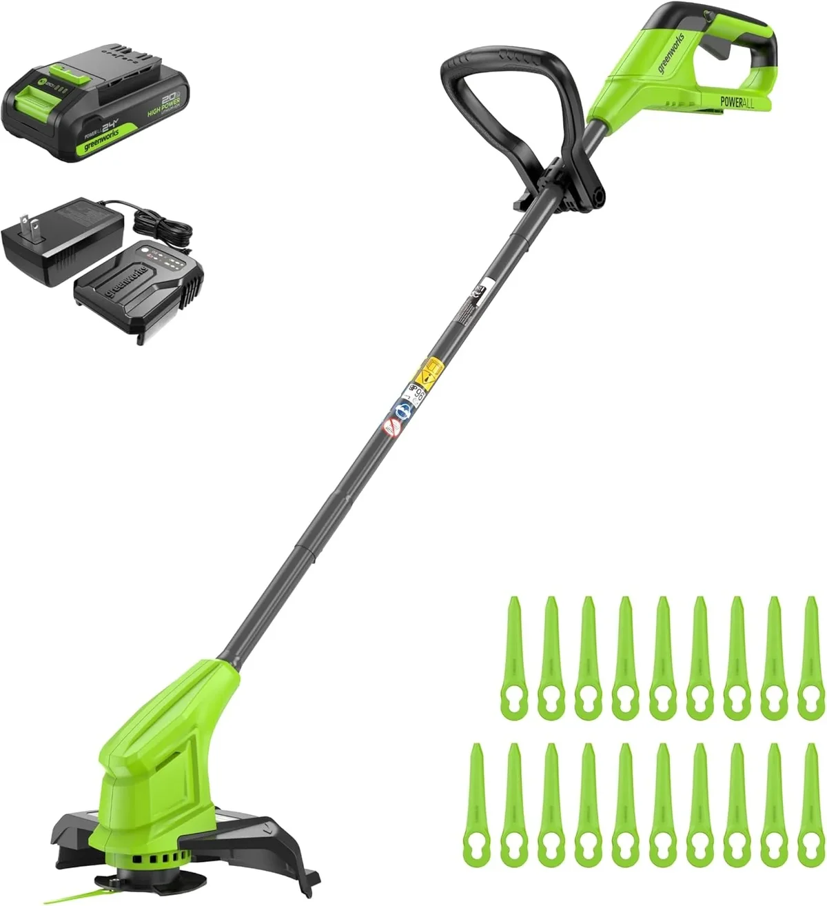 Greenworks 24V 10" BR String Trimmer Kit 5151