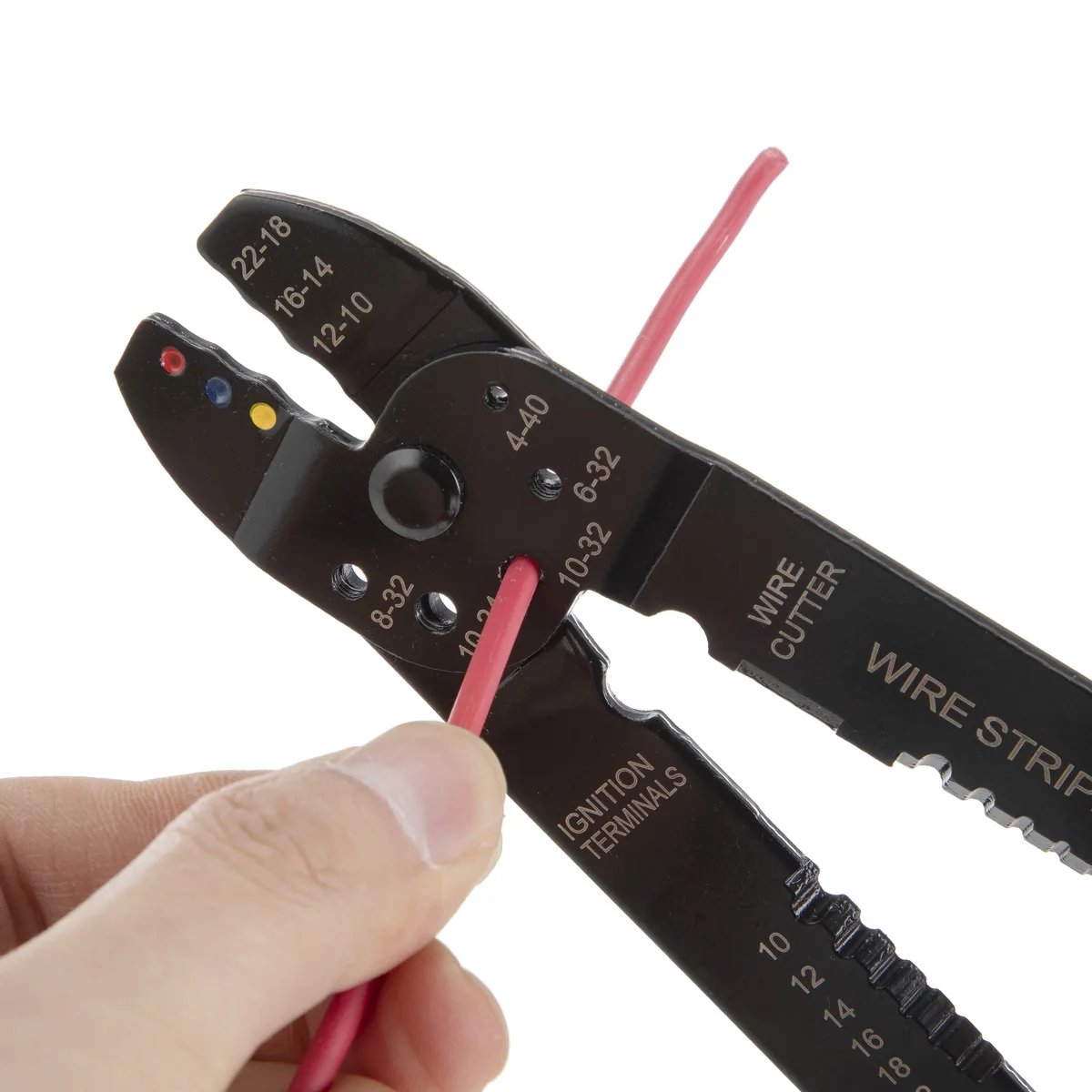 Everdaily Essentials Wire Stripper / Crimper and 25 Piece Terminal Set TD21802B, New, 8 oz Ref. 2323