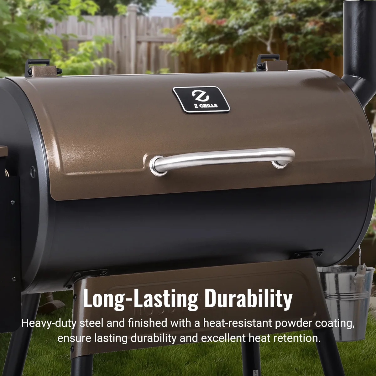 Z GRILLS Grill Elite ZPG-550B4 549 sq.in Wood Pellet Grill & Smoker, Latest PID 3.0 Controller, 2 Meat Probes, Auto Temperature Control, 8 in 1 B 8719