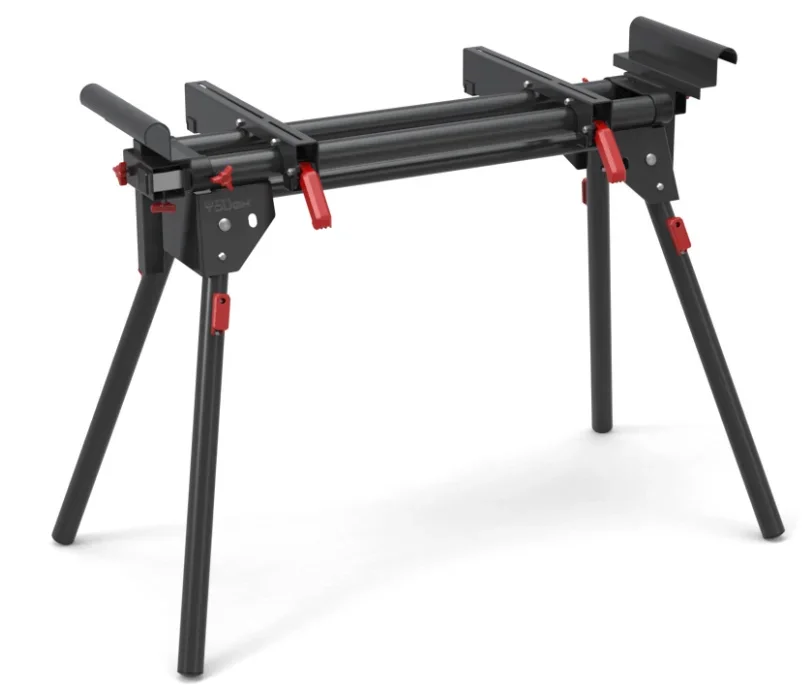 Hyper Tough Hyper Stack Heavy Duty 500-lb Miter Saw Stand, Supports 10' Boards 6451