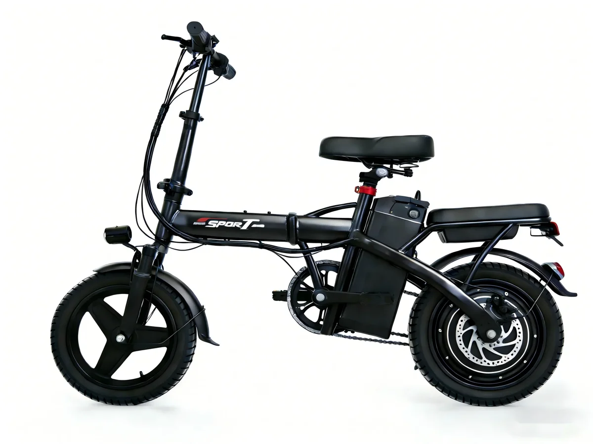 PIKA 750W Foldable Electric Bike for Adults, 48V 10Ah Removable Battery, 14" Ebike, Electric Mini Bike,The range is 25 miles UL 2849 0592