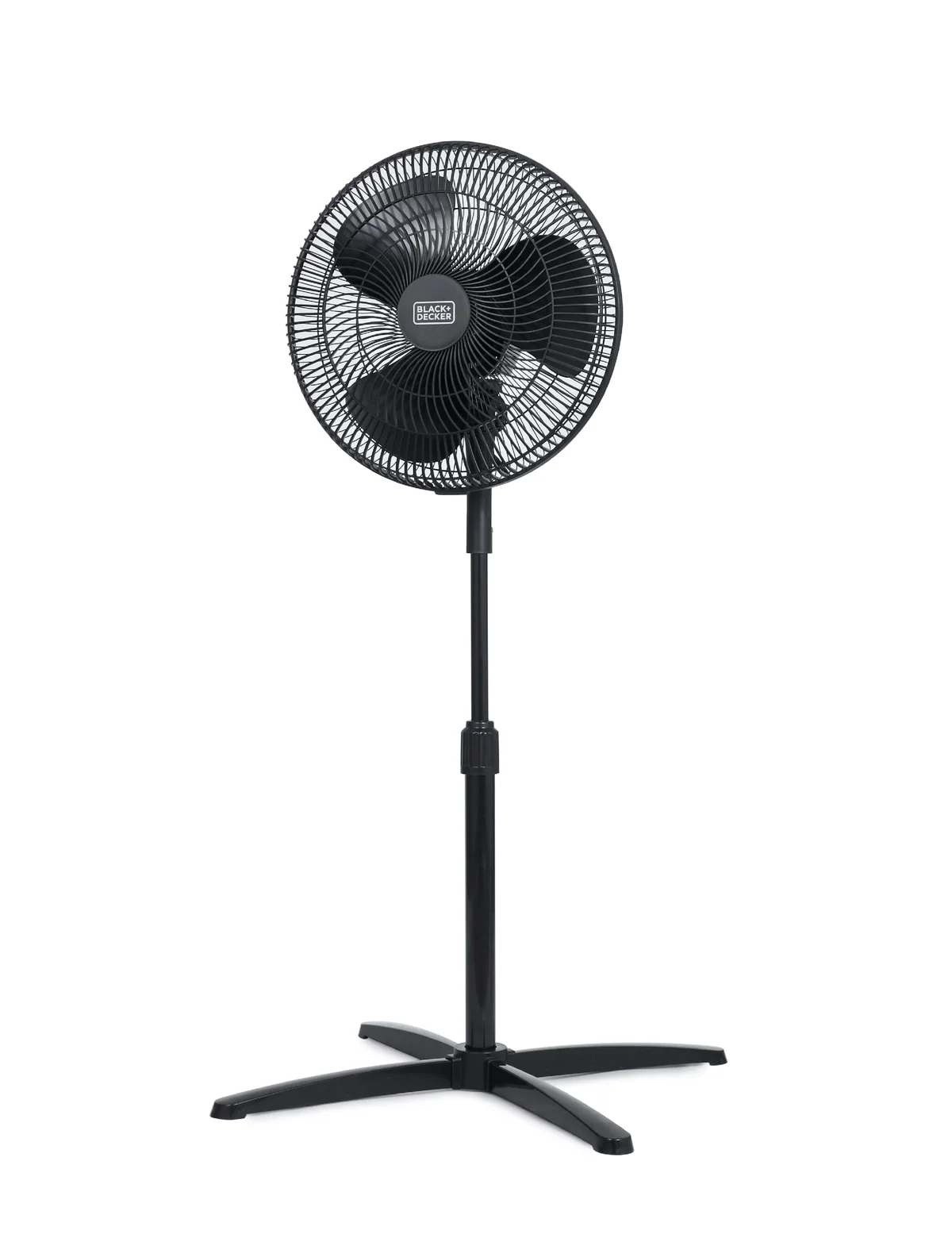 BLACK+DECKER 16-Inch Pedestal Fan, BFP16MXB, Oscillating Fan for Home and Office, Standing Fan with 3 Speed Settings, Height Adjustable with Adju 9711
