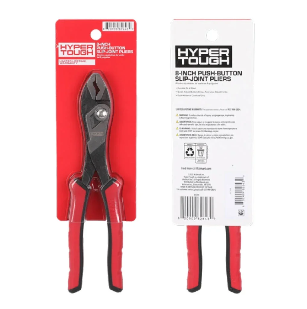 Everdaily Essentials 8-inch Push-button Slip-joint Pliers with Dual Material Ref. 0542