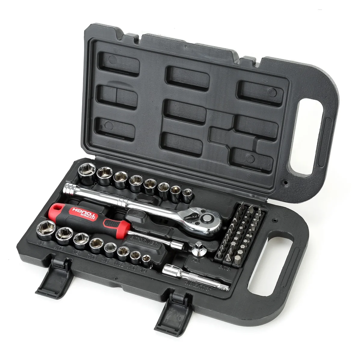 Hyper Tough 55-Piece Auto Repair Socket Set 7329