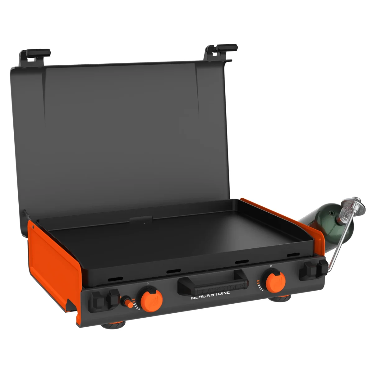 Blackstone Adventure Ready 20"x14" 2-Burner Propane Camping Griddle with Latching Hood and Handle 9260