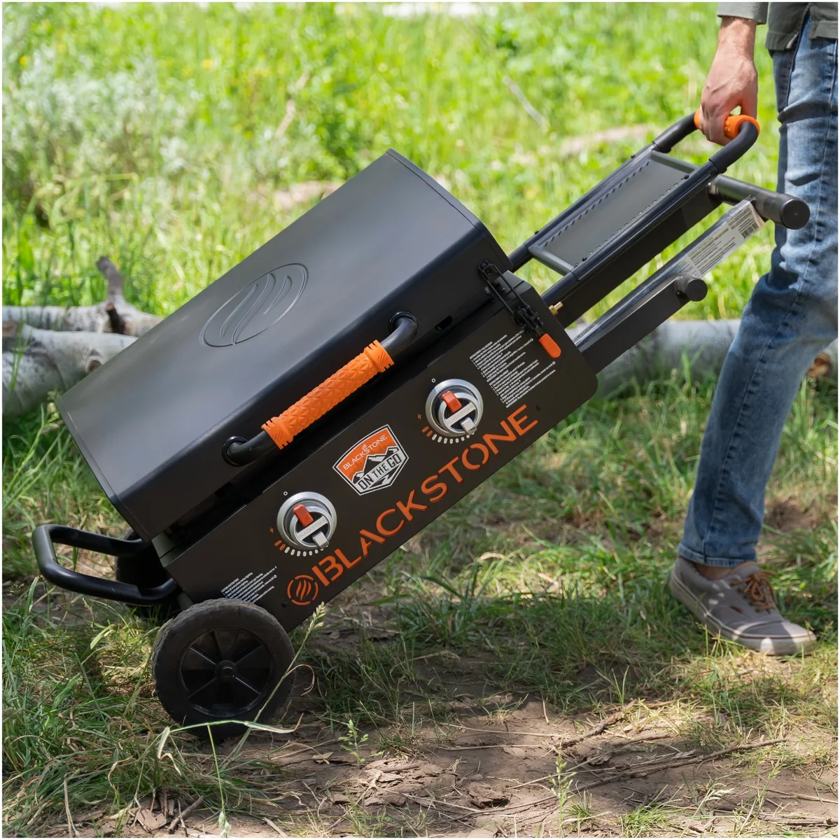 Everdaily Essentials On-the-Go 2-Burner 22” Propane Omnivore Griddle with Flexfold Legs Ref. 0935