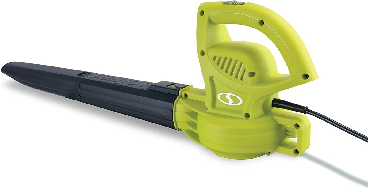 Everdaily Essentials Restored SBJ597E-GRY 6-Amp 155 MPH Electric Leaf Blower, Grey (Green) (Refurbished) 8174