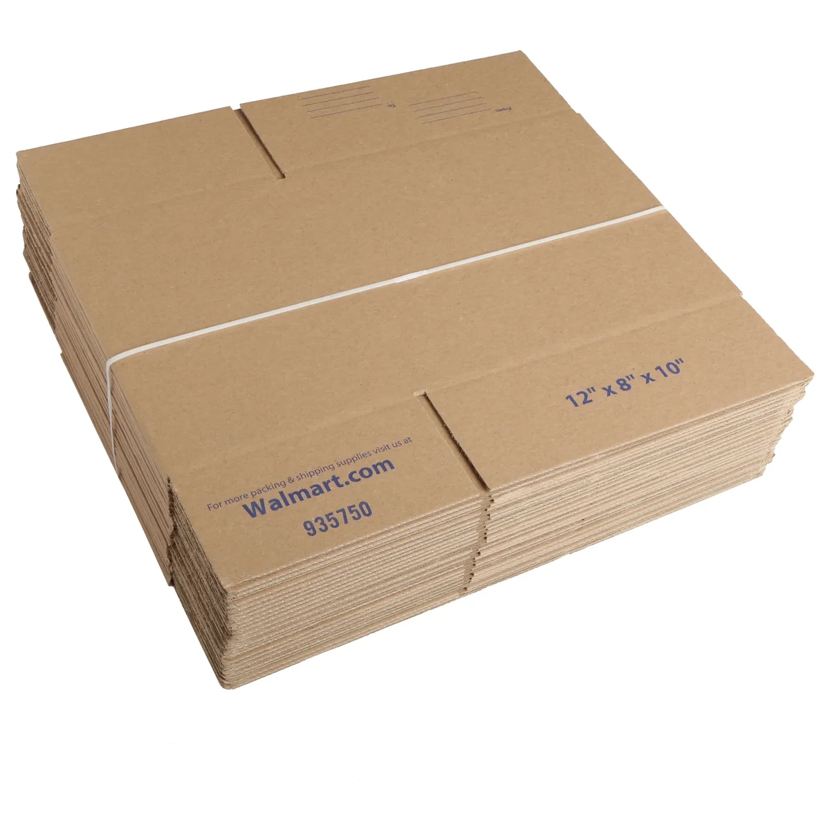 Pen+Gear Recycled Shipping Boxes, 12" L x 8" W x 10" H, 30-Count 3880