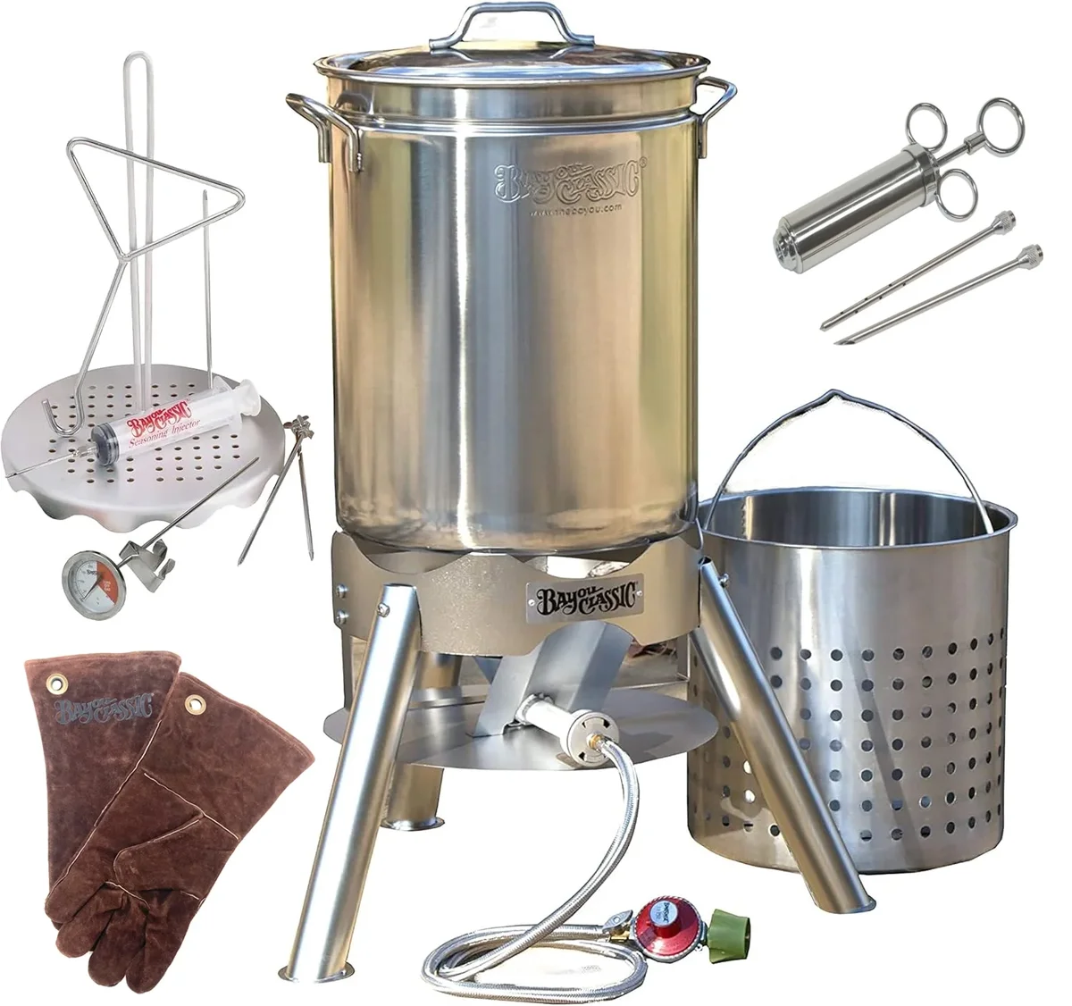 Everdaily Essentials 44 qt Stainless Steel Turkey Fryer Ref. 6238