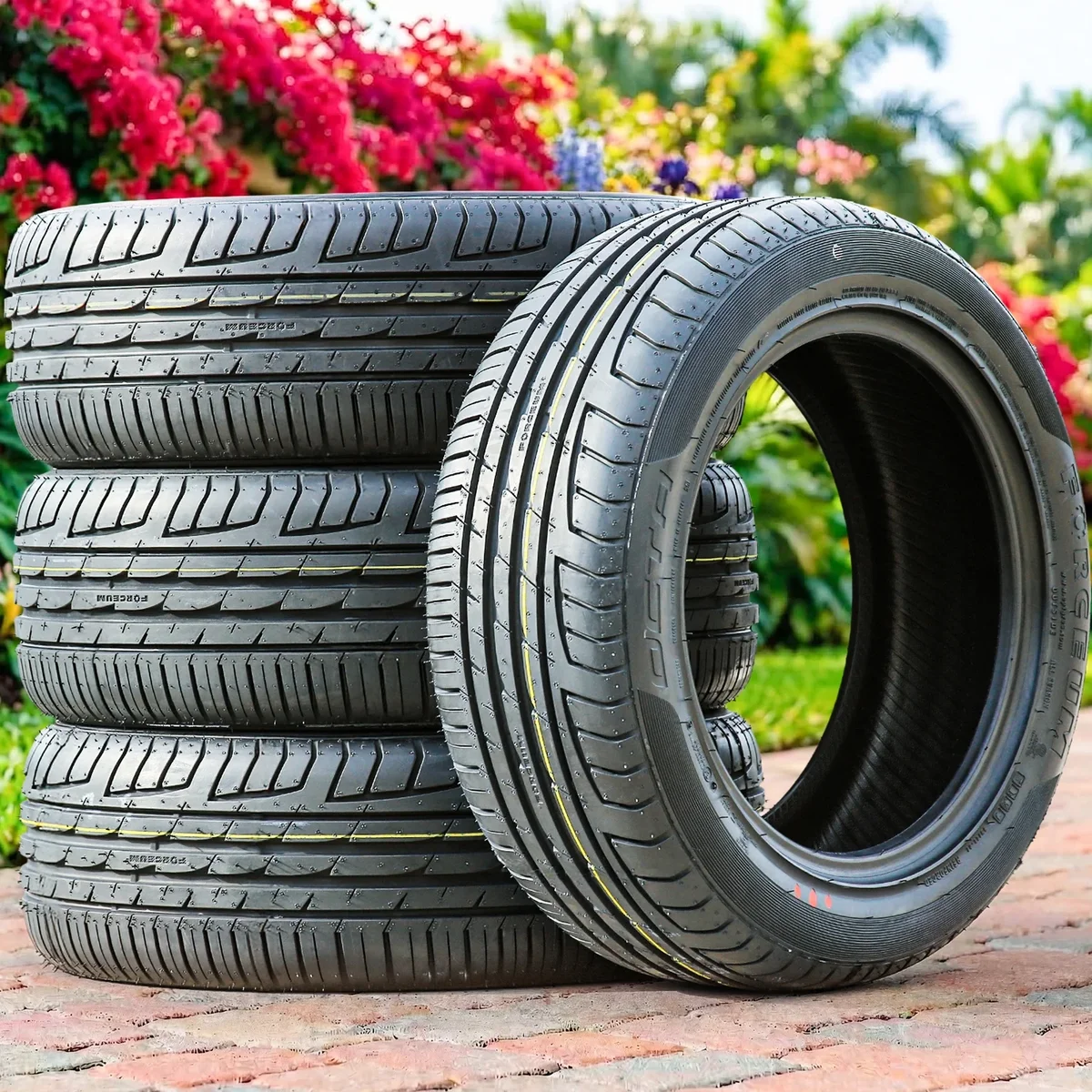 Forceum Set of 4 (FOUR) Forceum Octa 225/60R16 ZR 102W XL A/S High Performance Tires Fits: 2003-12 Chevrolet Impala Police, 2013 Chevrolet Impala LS 6863