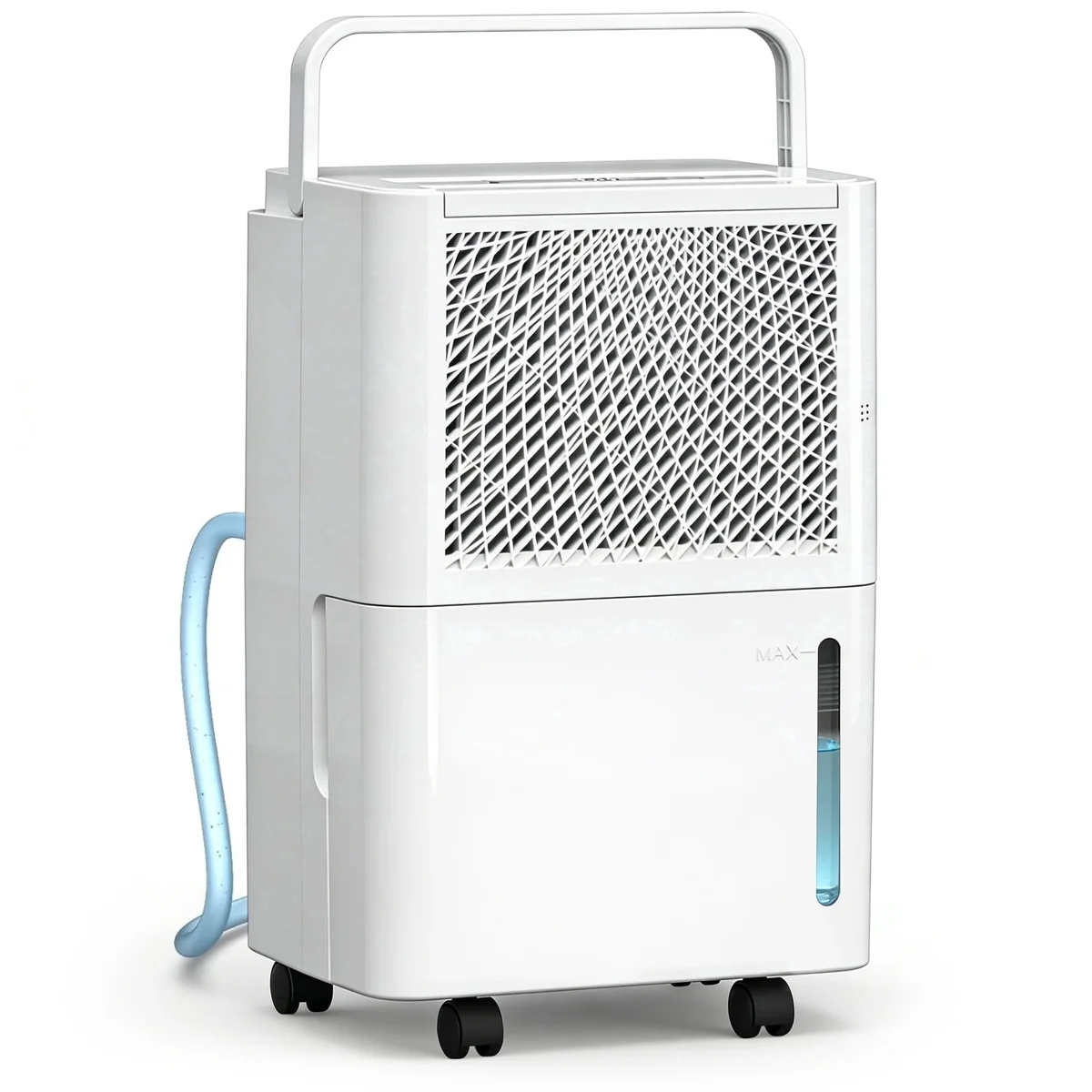 HUMSURE 30 Pints Dehumidifier for Basement with Drain Hose, Covers up to 2500 Sq. ft Dehumidifiers for Home, Auto Defrost, 24-Hour Timer, White 8420