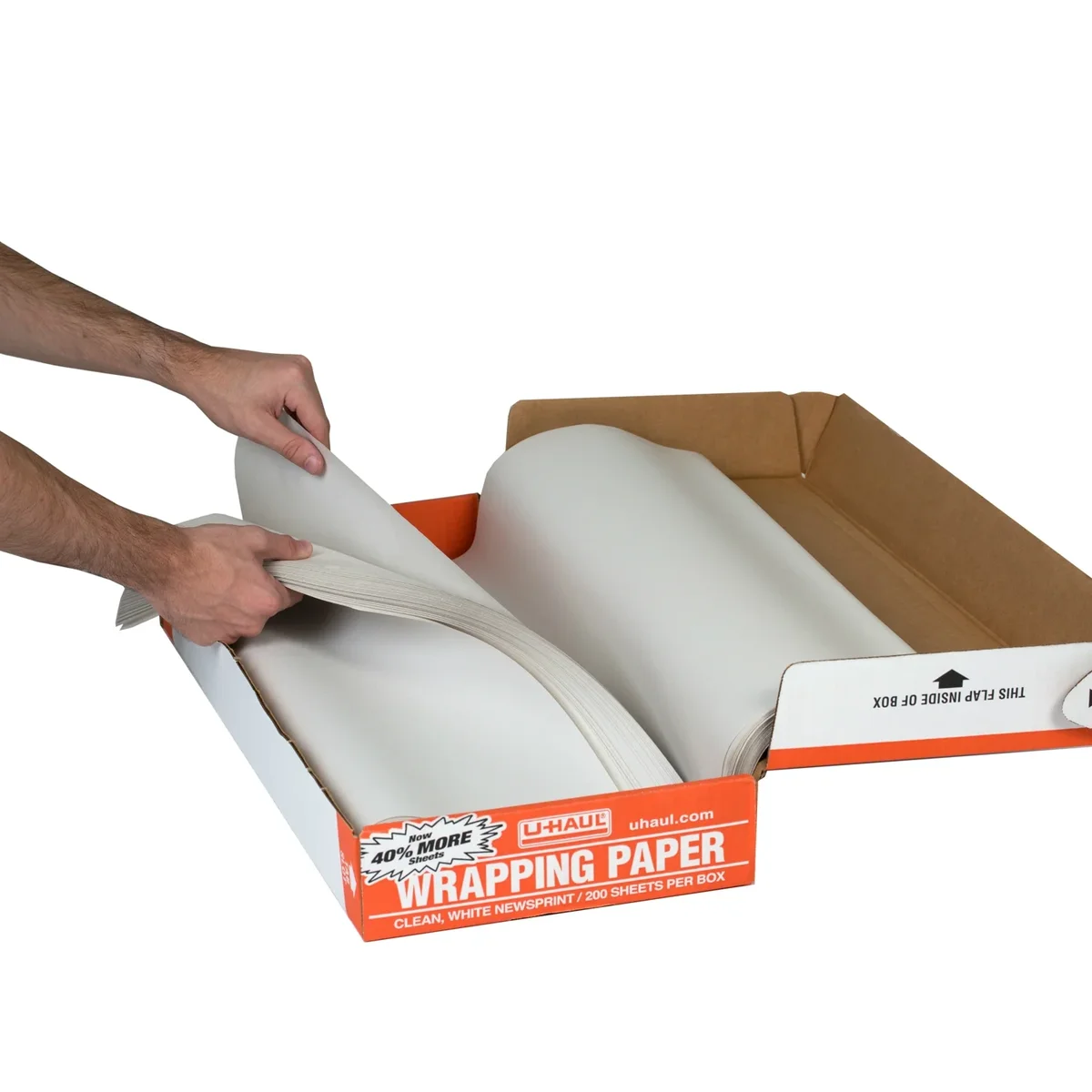 U-Haul Newsprint Packing Paper For Moving and Shipping - 200 sheets - 10 lbs. - 24” x 30” Sheets 8533