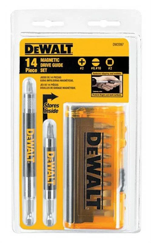 DeWalt ® Magnetic Drive Guide Set 14 pc Pack 2808