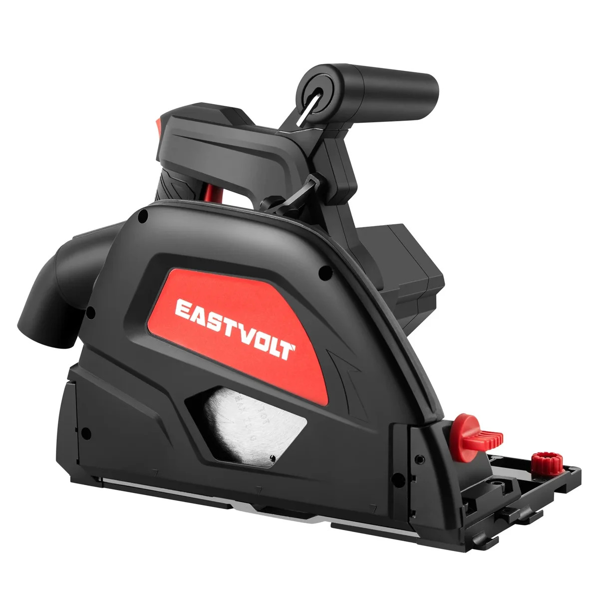 Eastvolt 9-Amp 6-1/2" Plunge Circular Track Saw, 0-45°Bevel Adjustment, 5500RPM Plunge Saw for Wood Cutting 5769