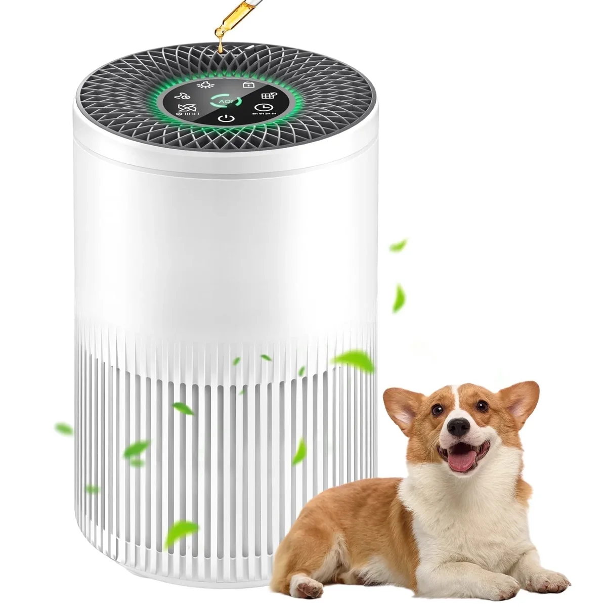 TUMOSE Air Purifiers for Home Cover Up to 1235 Ft², Air Cleaner with PM 2.5 Air Quality Monitor, APS1006 – UL 0919