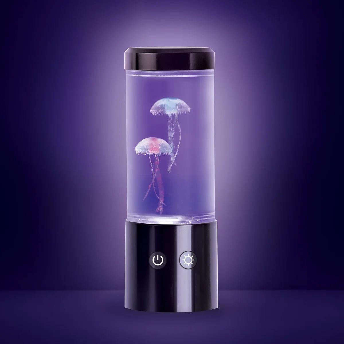 Merkury Innovations Jellyfish Night Light Lamp Motion & Multicolor Leds - Easy Mode Switching, USB Powered - 9" 5366
