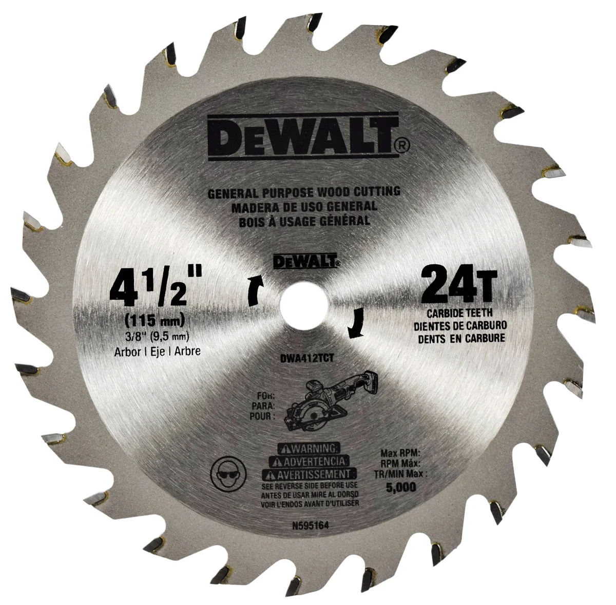 DeWalt 20V MAX 4-1/2IN CORDLESS CIRCULAR SAW 5561