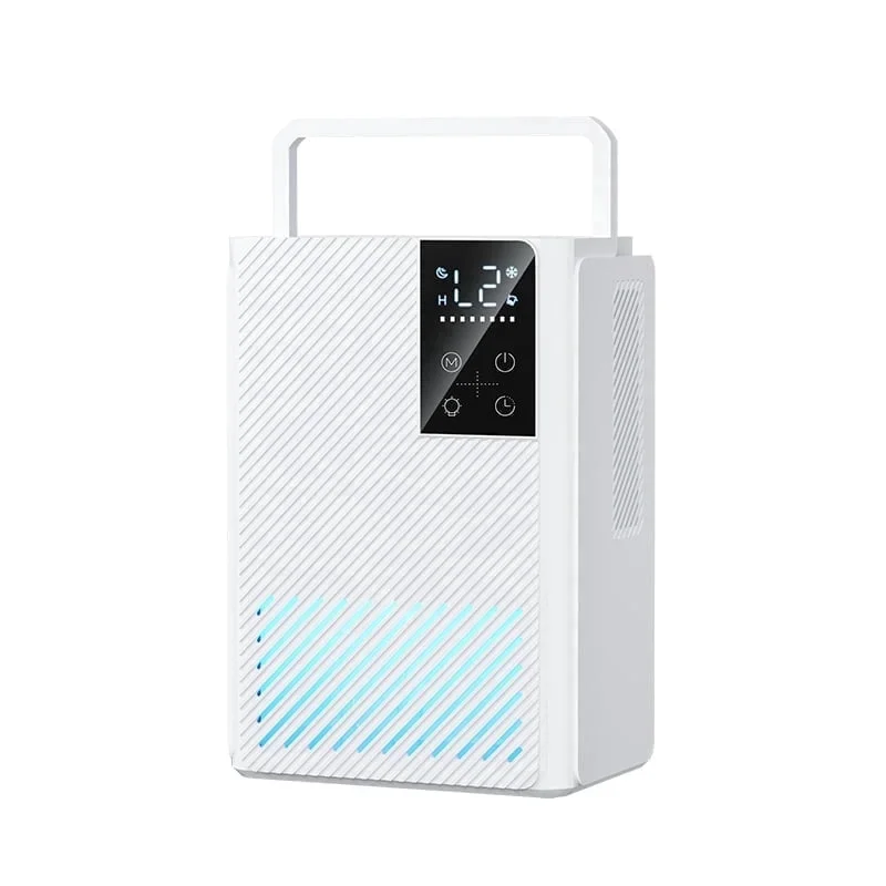 STORGENER Dehumidifier for Home, 500 Sq.Ft, 2L Large Tank, Sleep Mode - Fast Moisture Removal for Bathroom, Bedroom, Kitchen, RV (White) 4762