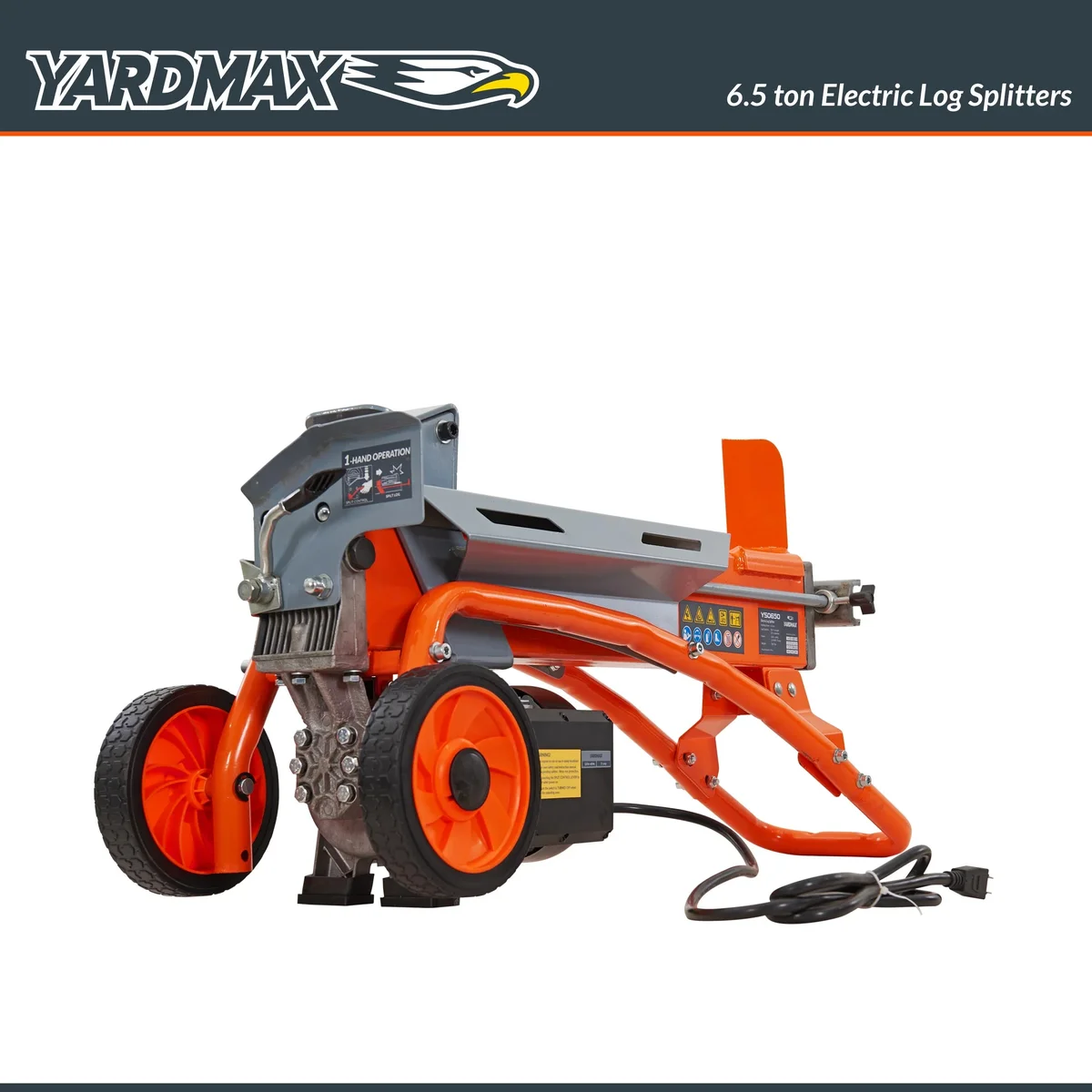 Yardmax 6.5-Ton Electric Log Splitter 8415