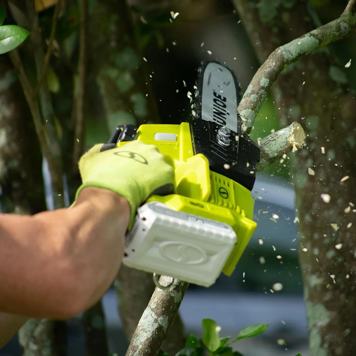 Sun Joe 10" Cordless Chain Saw, 24V Wood Cutting Tool Kit with Battery, 24V-10CS 3262