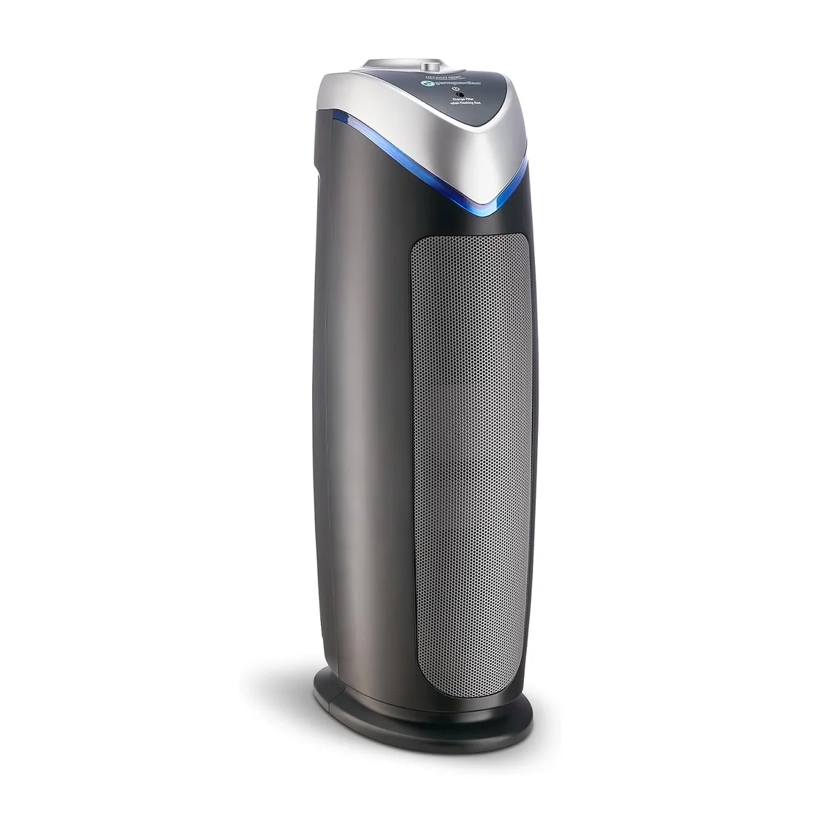 GermGuardian 743 Sq. ft. HEPA Filter Tower Air Purifier with UV-C Light, Gray, AC4825E 1450