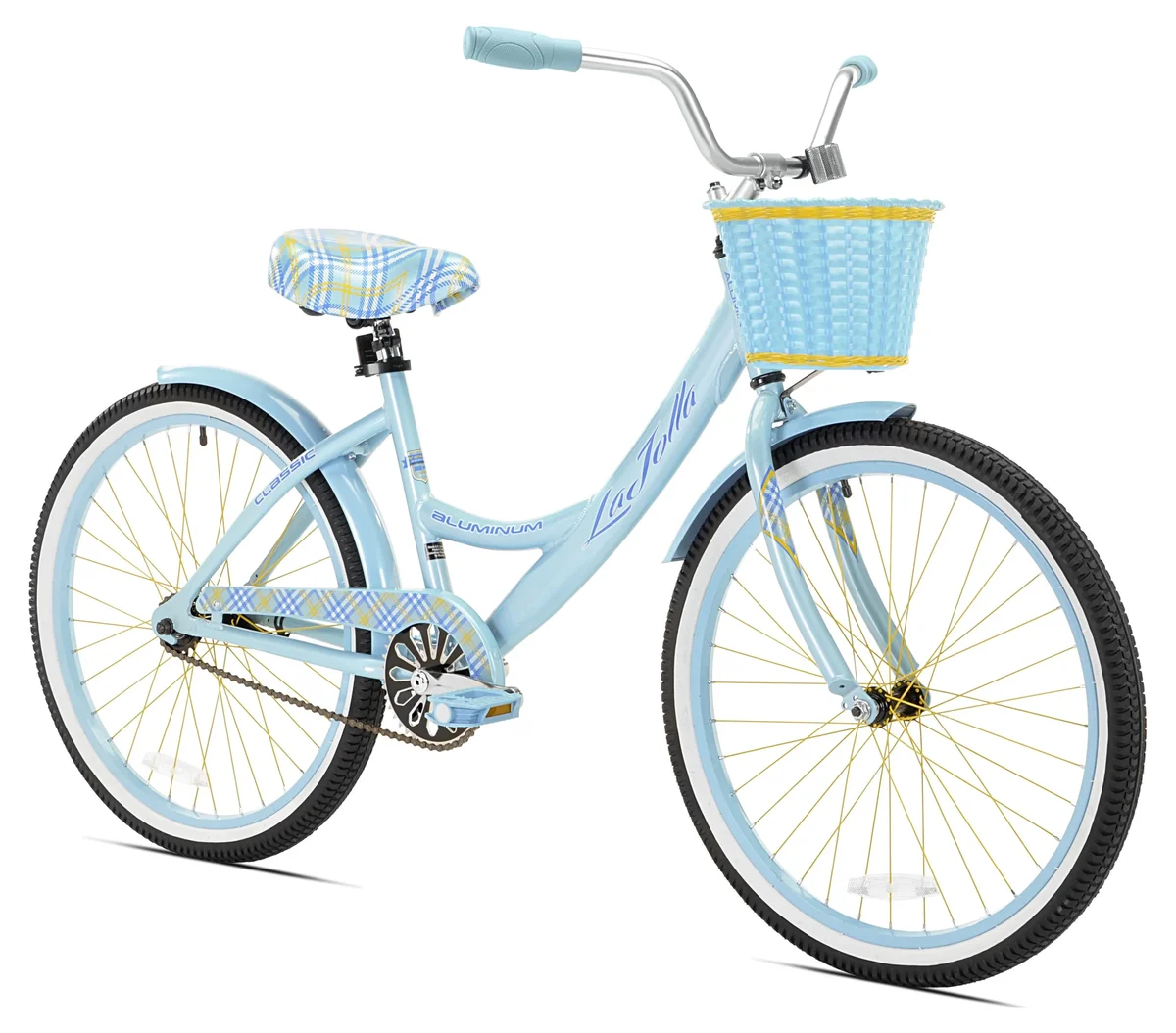 Kent Bicycles 24" Kent La Jolla Girls Cruiser Bike, Teen Ages 13+, Light Blue 8834