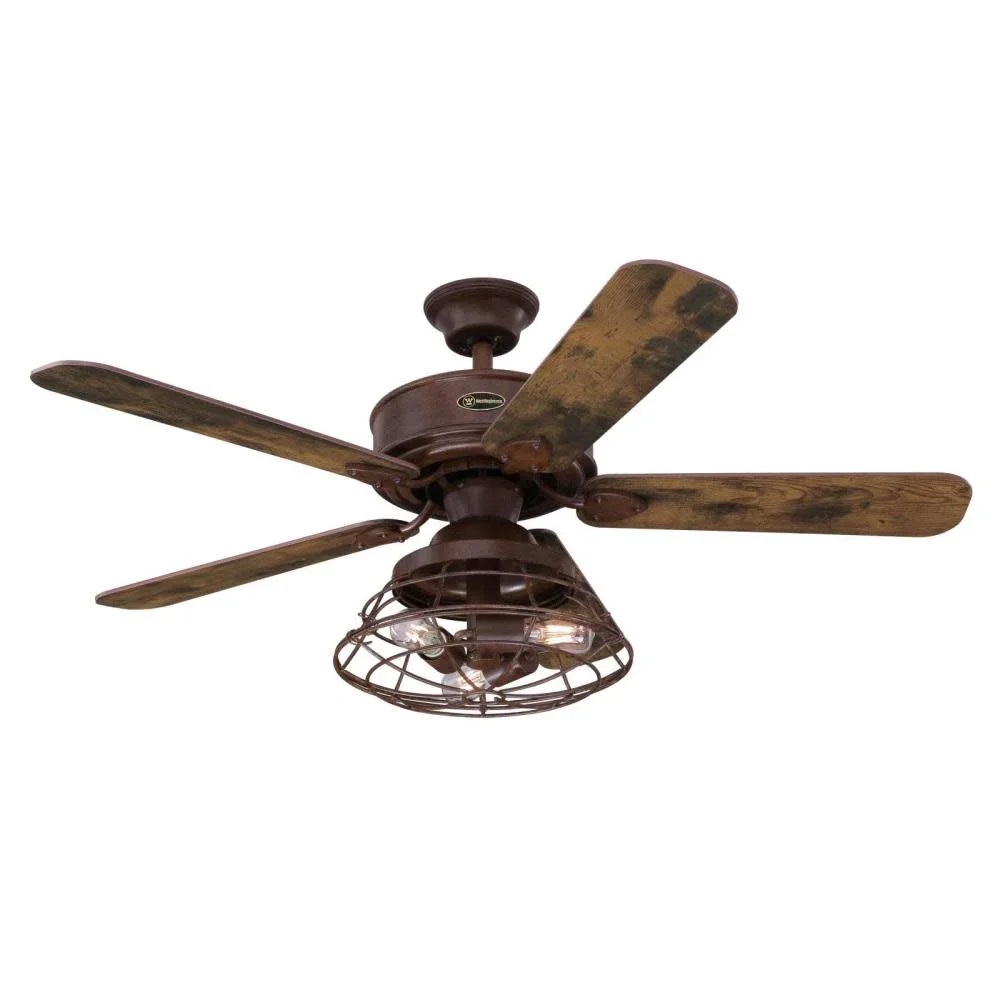 Westinghouse Lighting  Barnett 48" Indoor Barnwood LED Ceiling Fan with Remote Control 2729