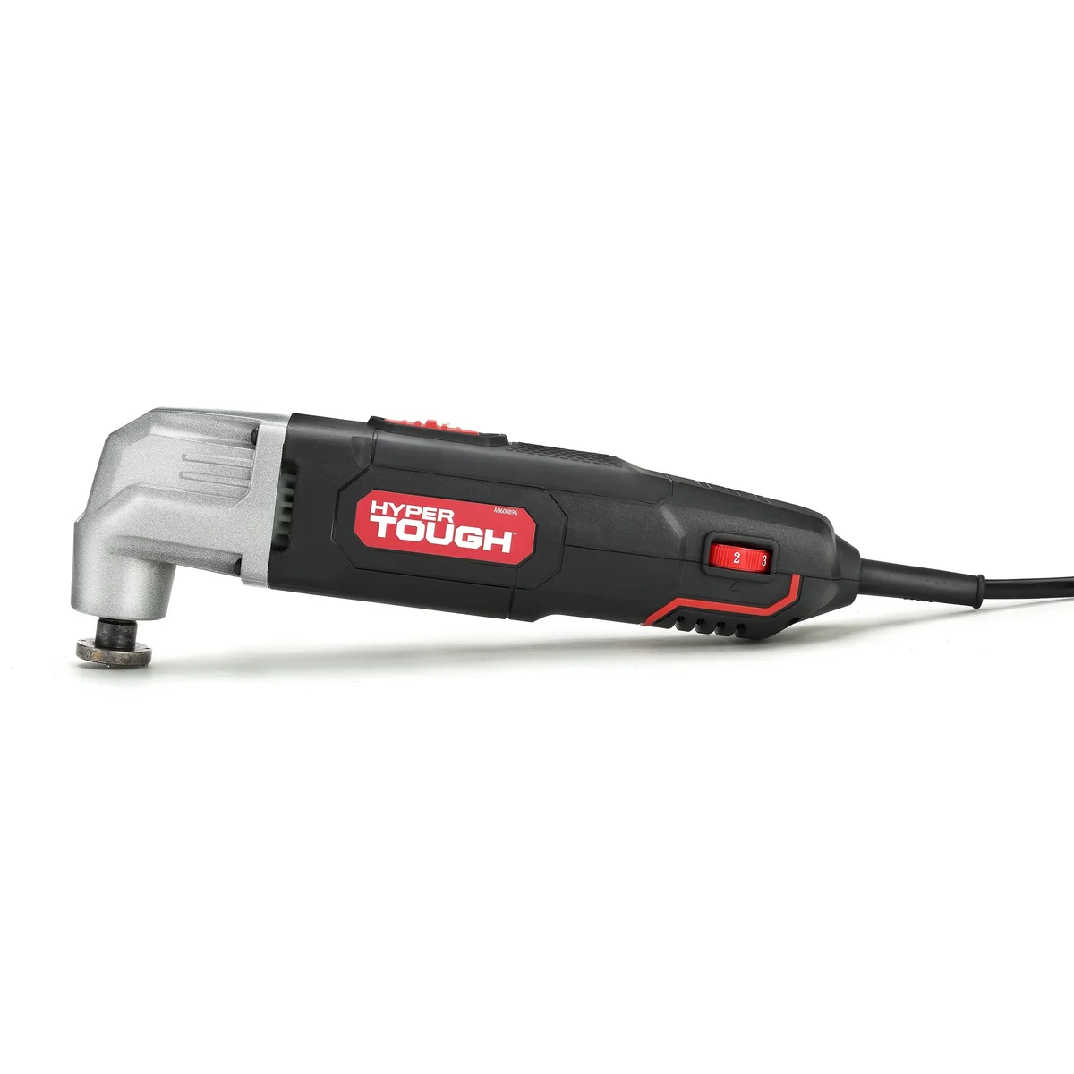 Hyper Tough 2.1 Amp Corded Oscillating Multi-function Tool, Variable Speed, Hex Key, Sanding Pad & Sheets, 1/4" Blade, Scraper Blade, New Conditi 0701
