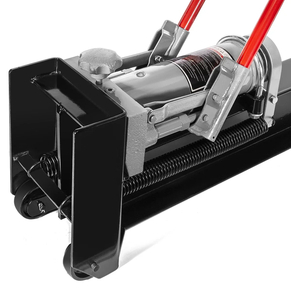XtremepowerUS Hydraulic Log Splitter Manual 12 Ton Steel Beam - Wheeled Heavy Duty - 1 Pack 5264