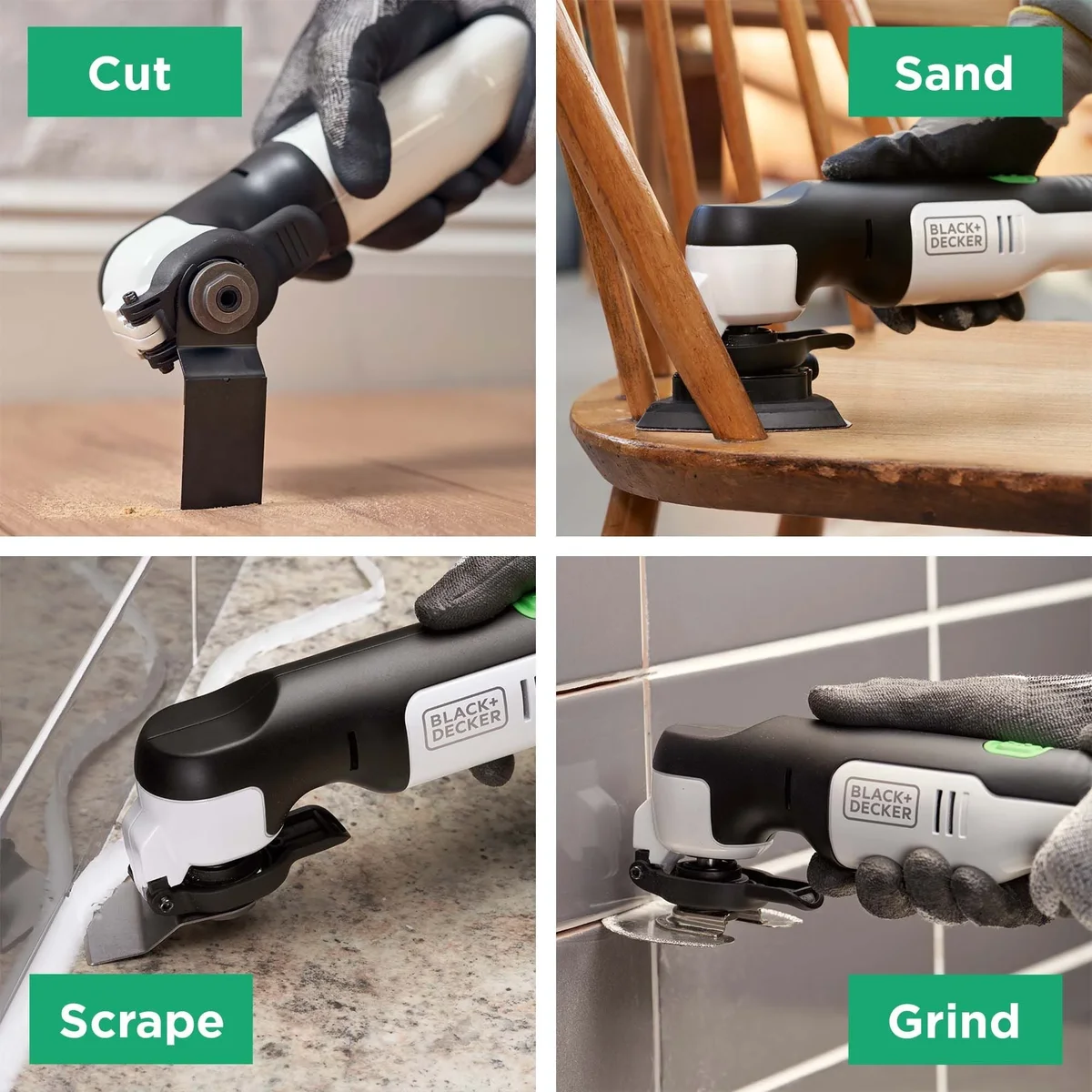 BLACK+DECKER 12V MAX reviva Oscillating Multi-Tool Quick Blade 8644