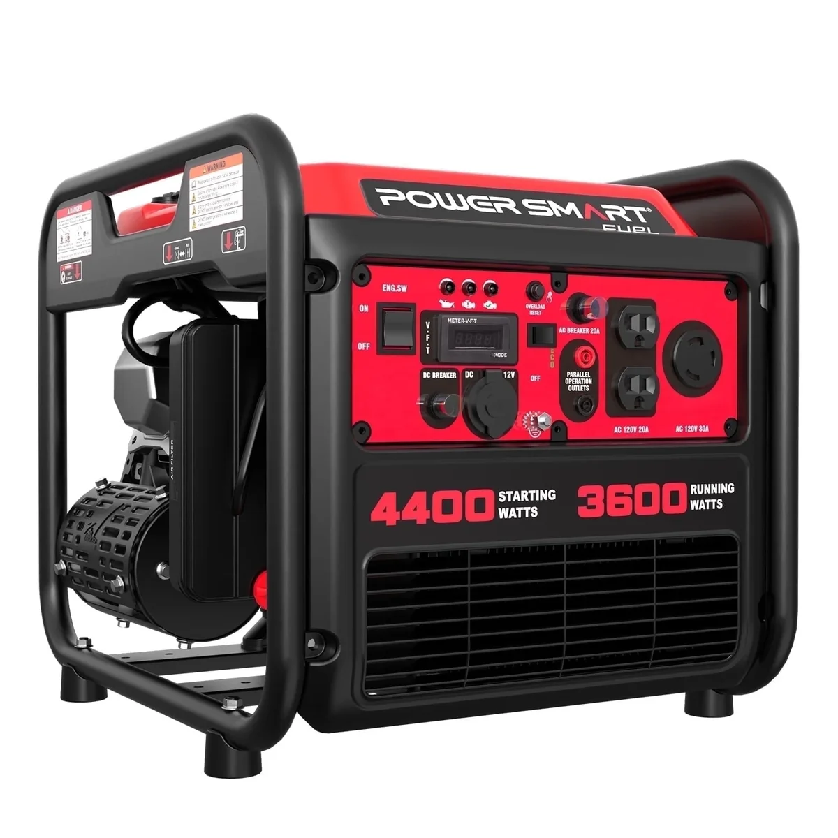 PowerSmart 4400-Watt Powered for Outdoor and Home Use, EPA Compliant Gas Portable Inverter Generator 7037