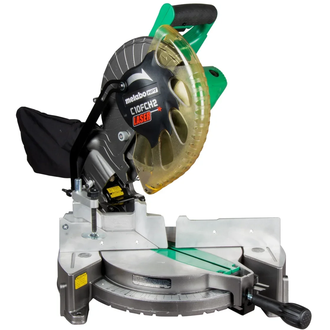 Metabo HPT 10 Inch Compound Miter Saw with Laser Marker | C10FCH2SM 4656