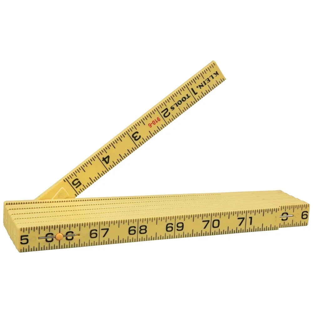 Klein Tools 910-6 Fiberglass Folding Rules Inside Reading 2223